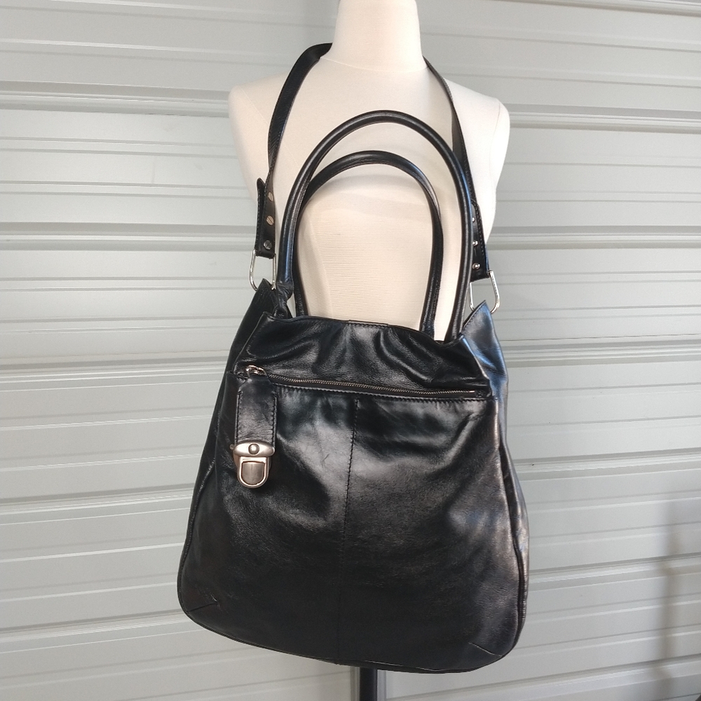 🍭Marc Jacobs Black Leather Bag